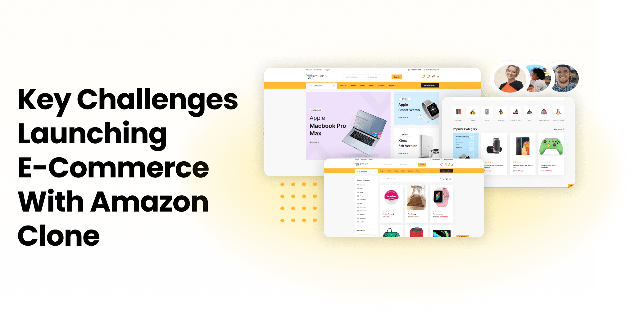 Challenges with a Readymade Amazon Like App