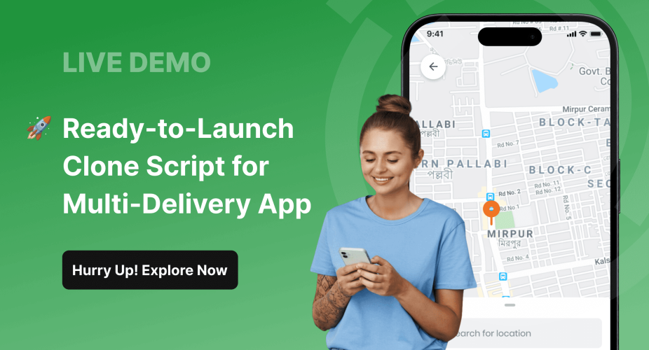 Glovo clone live demo
