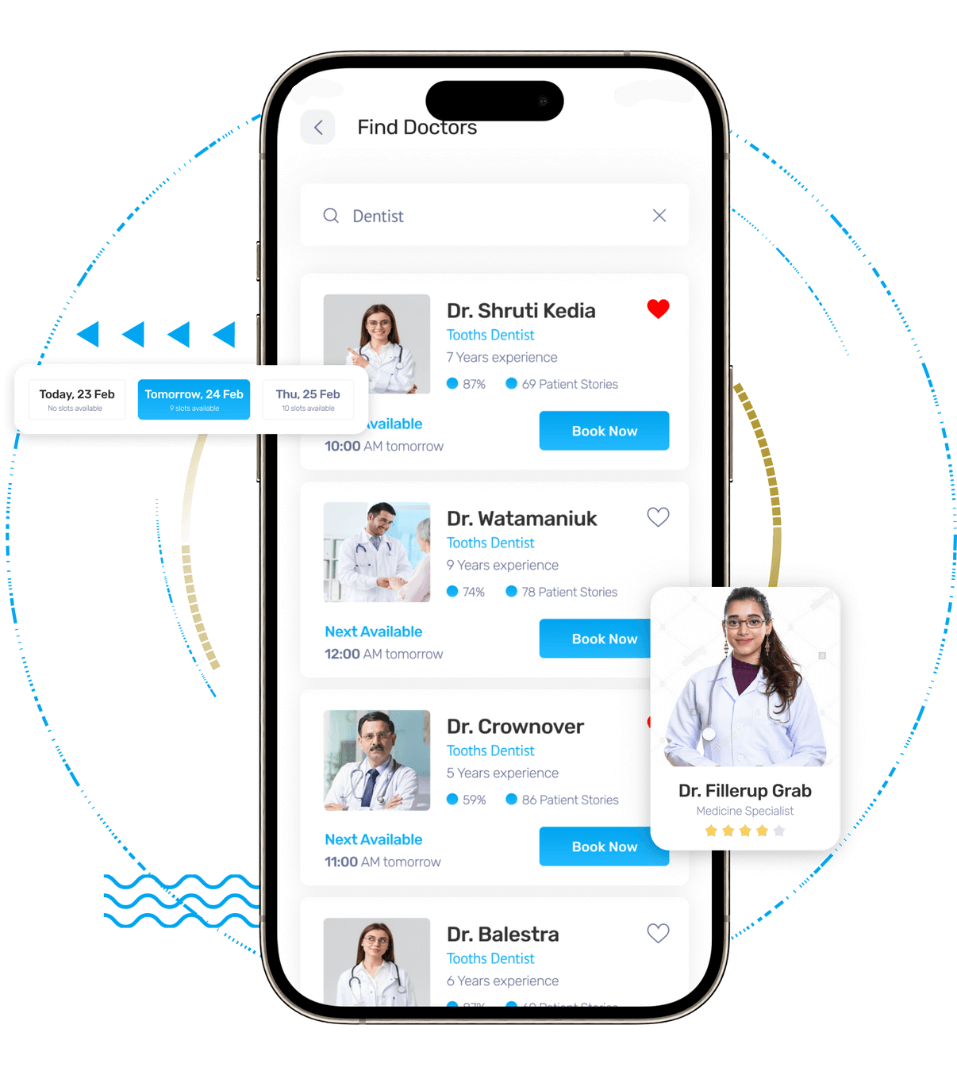 Practo Clone Doctor App Features