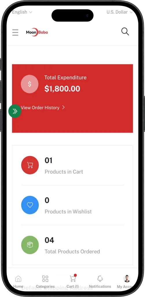 app expenses screen
