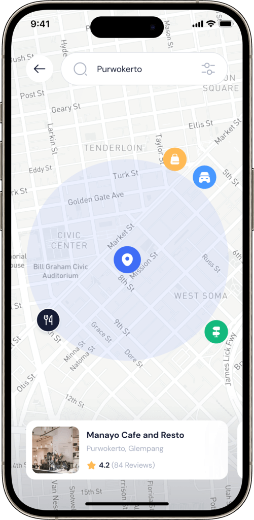9flats Clone Select Location Screen