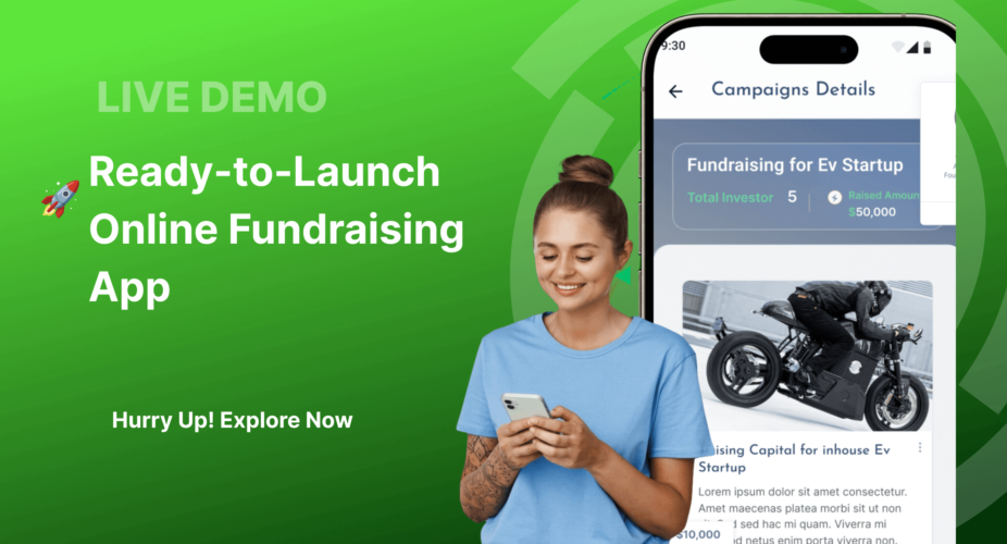 Kickstarter clone app demo