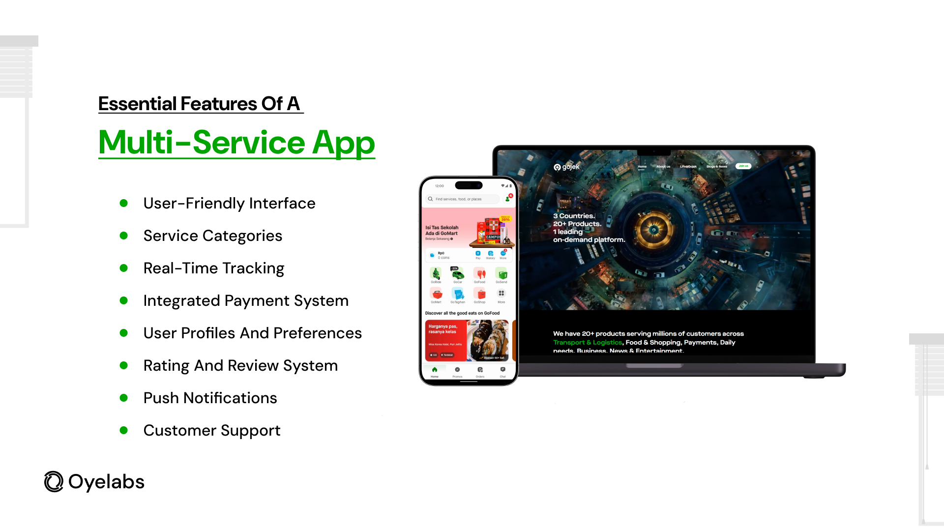 Essential Features of a Multi-Service App