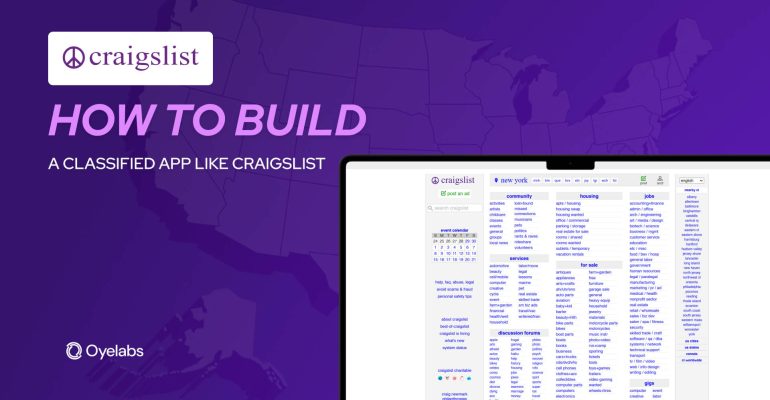 How to Build a Classified App Like Craigslist A Complete Guide