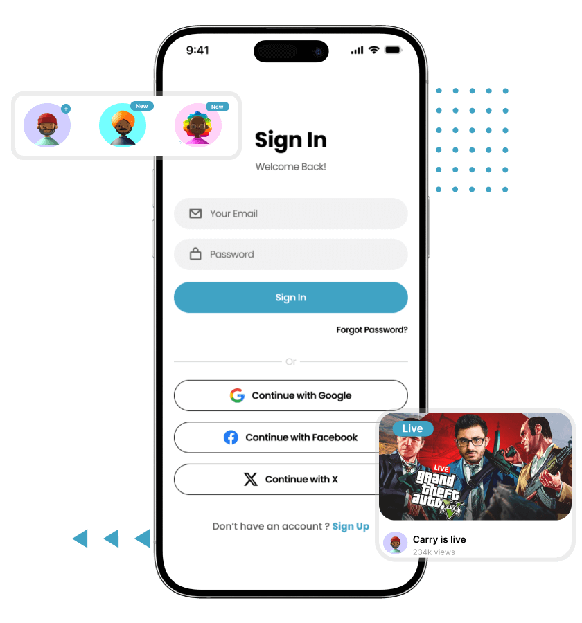 Periscope clone viewer features