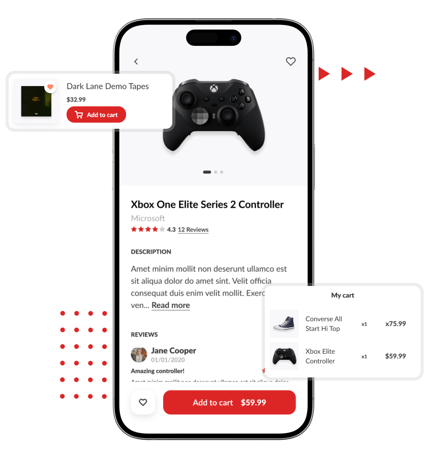 Temu clone product details and add to cart feature