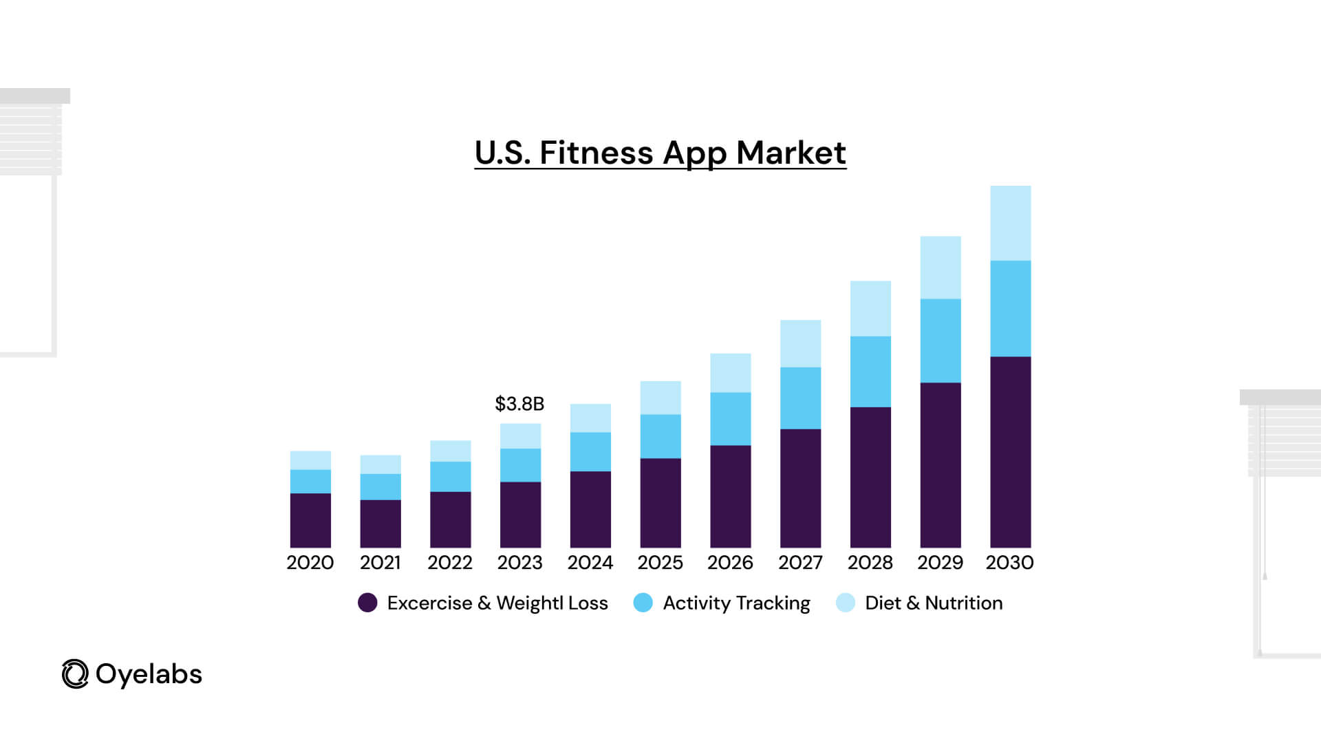 The global fitness app market size_Graph