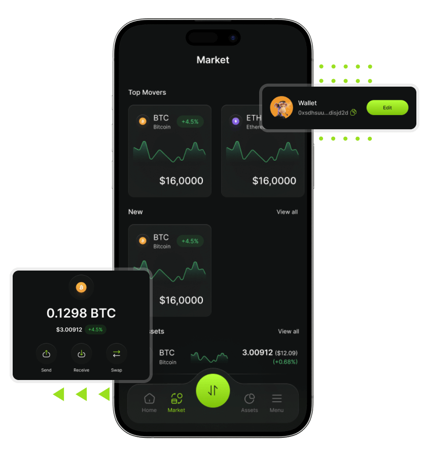 Trust Wallet Clone basic features