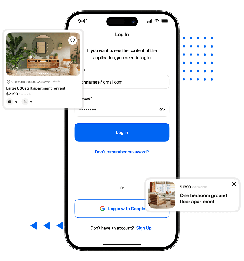 Blueground clone features for guest