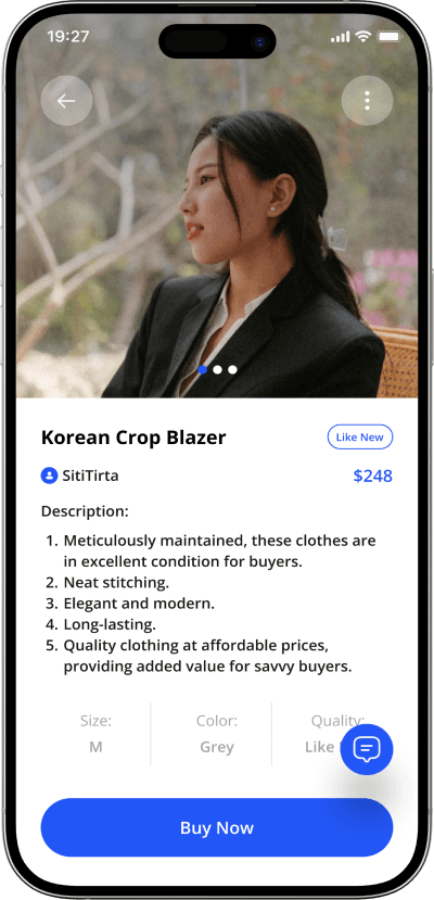 Shpock clone product details screen