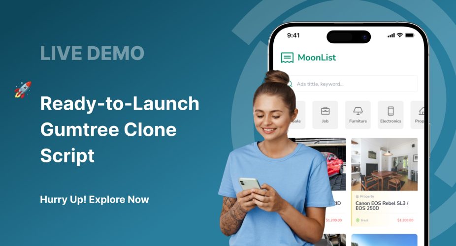 View Gumtree clone live demo