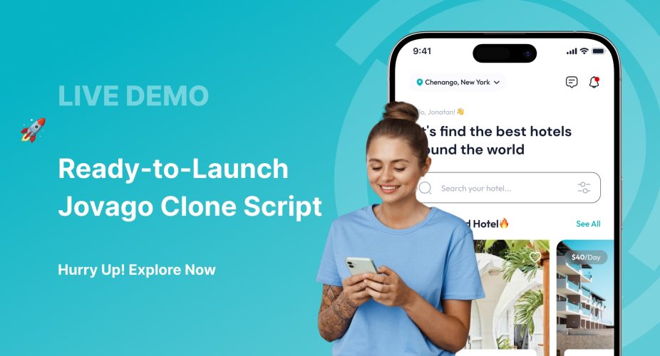 View Jovago Clone Live Demo