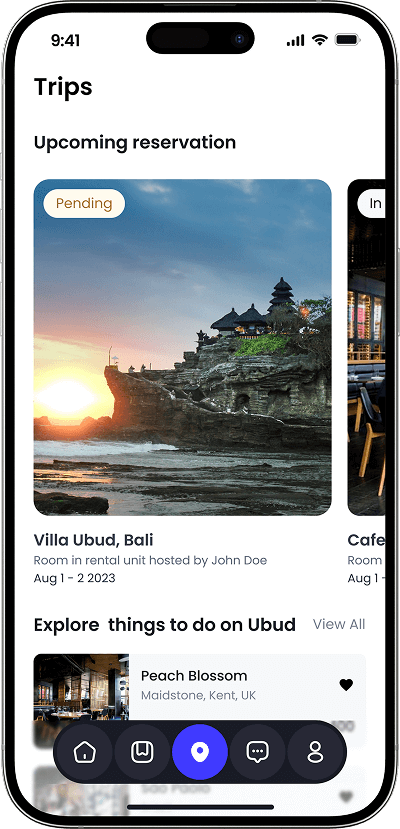 HolidayLettings clone pending reservation screen