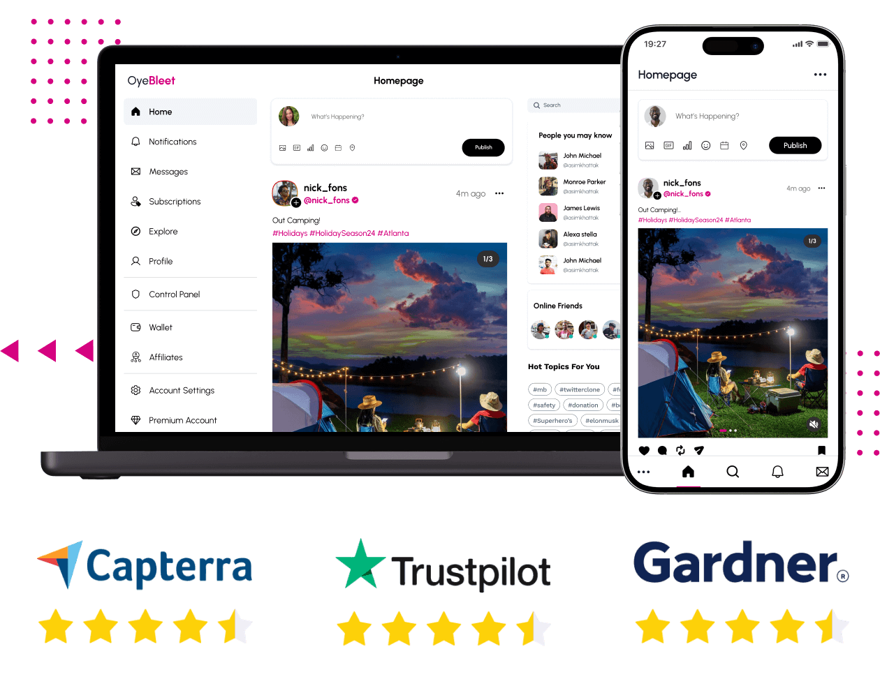 Microblogging app development services