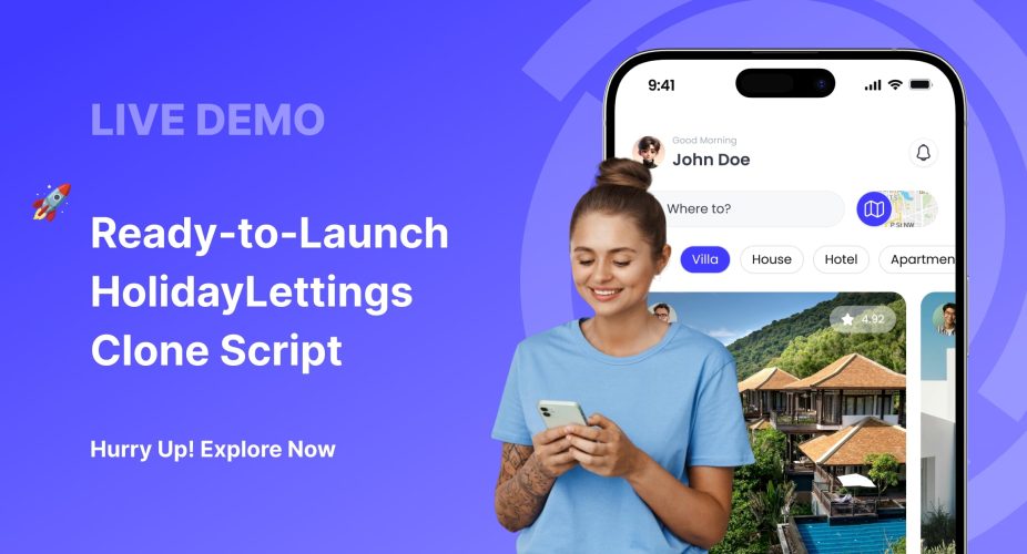 View Live HolidayLettings Clone Demo