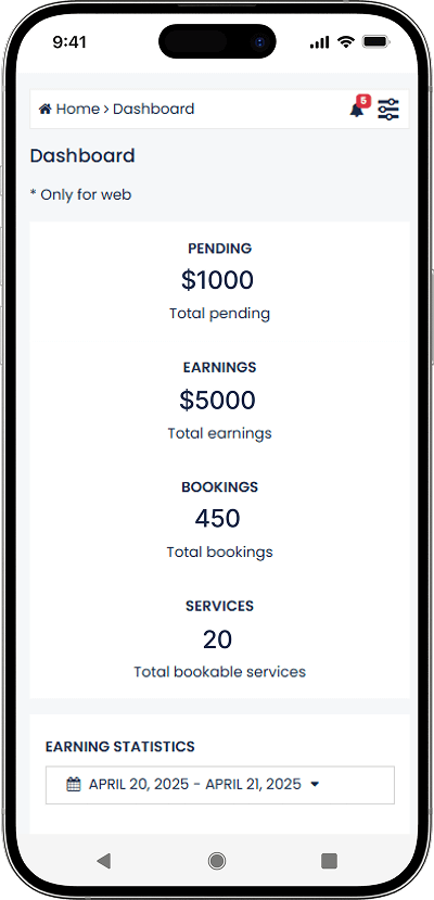Hotel booking script admin report screen