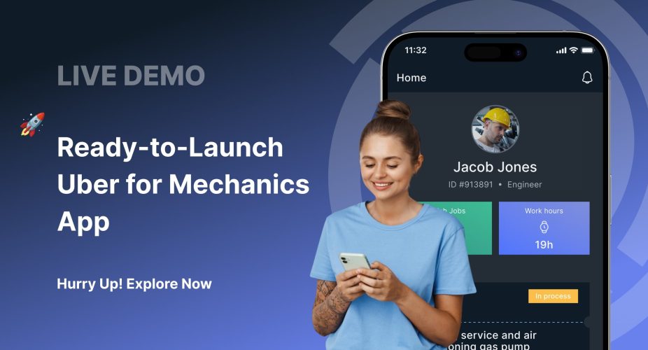 View live Uber for mechanics app demo