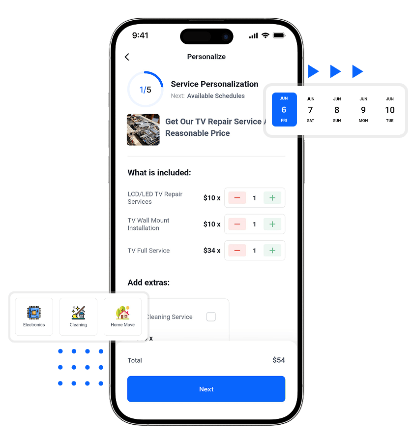 Airtasker clone service customization and easy scheduling features