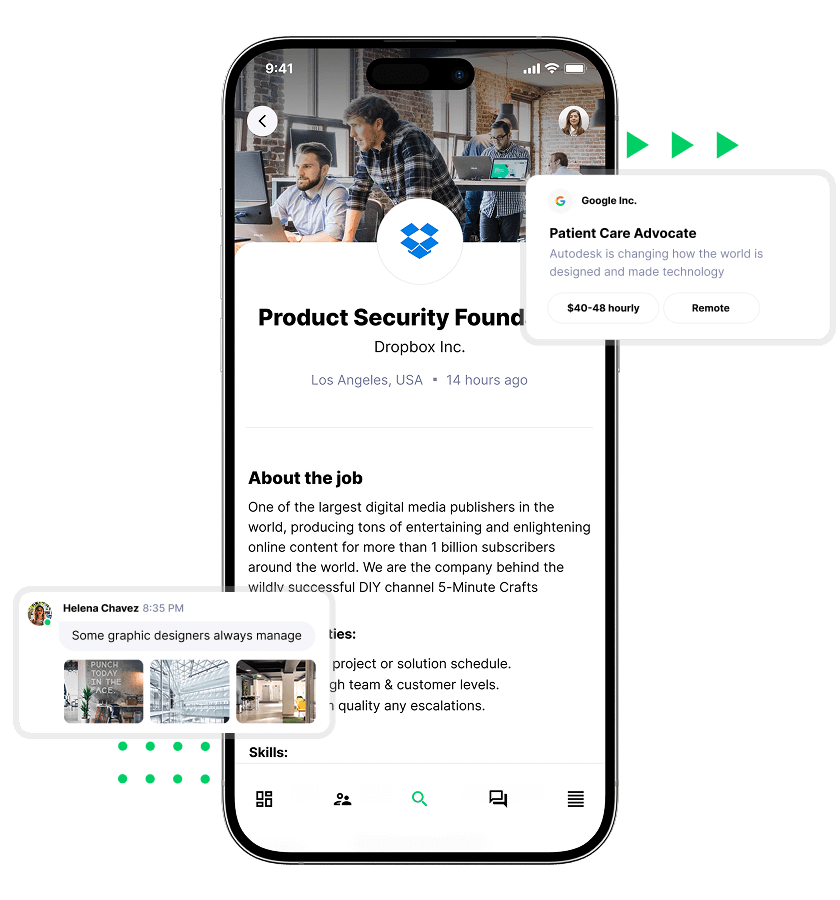 Job portal script company details and job listing features