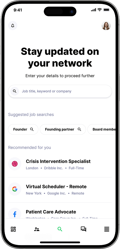 Job portal script search jobs screen