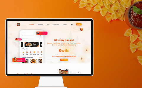 Kwiki Food Delivery App case Study - Ubereats clone success story