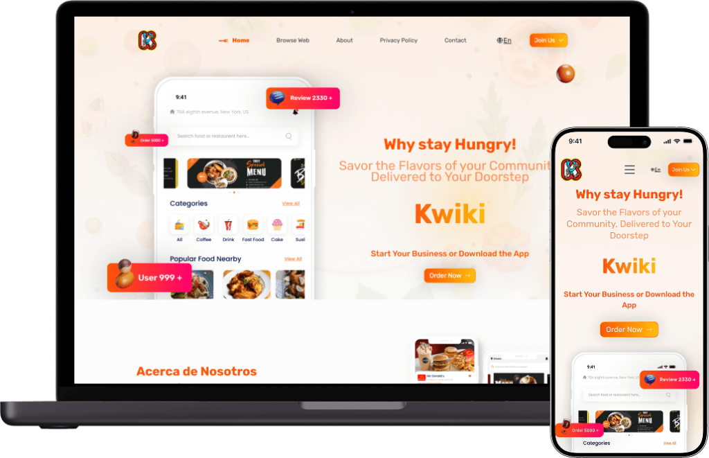 Kwiki Home Screen