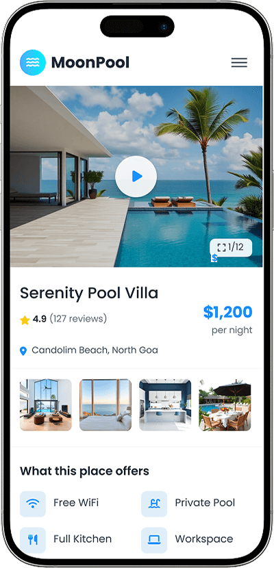 Search Program Pool Pool Rental Script - Best Readymade Private Pool Renting App