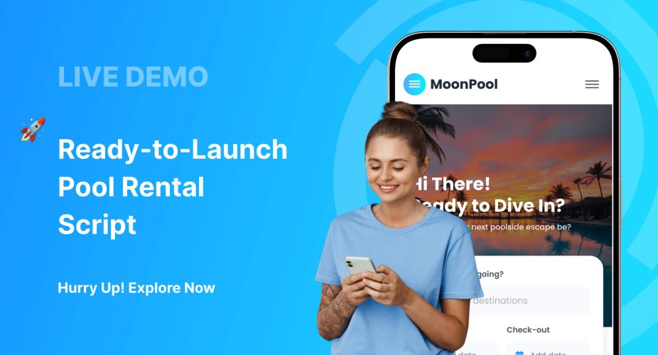 view live pool rental script demo