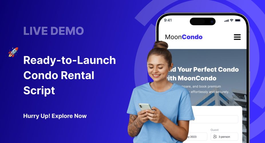view live condo rental app demo