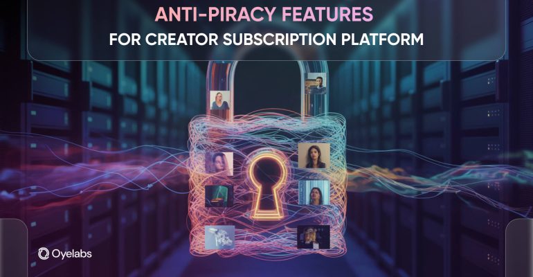 Anti-Piracy Features for Creator Subscription Platform Content