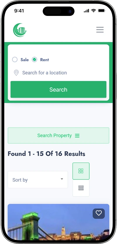 Bayut clone search filters screen