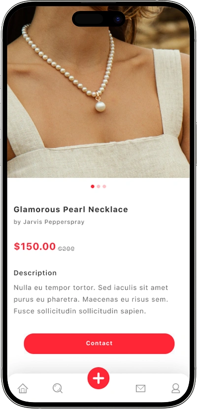 Carousell clone listed product details screen