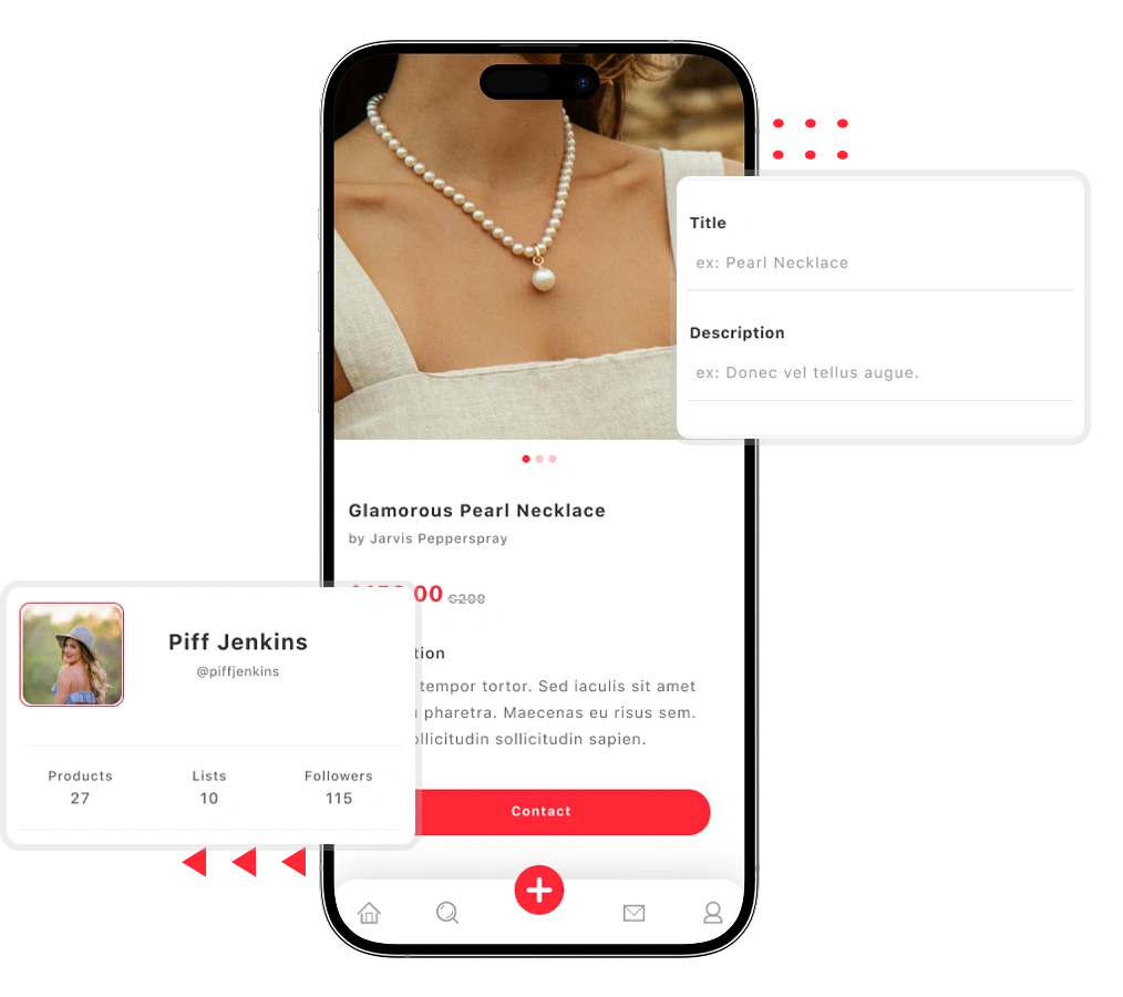 Carousell clone product details and seller profile features