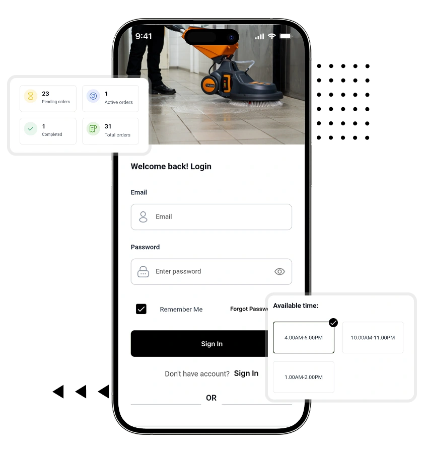 Urbanclap clone easy login and service scheduling features
