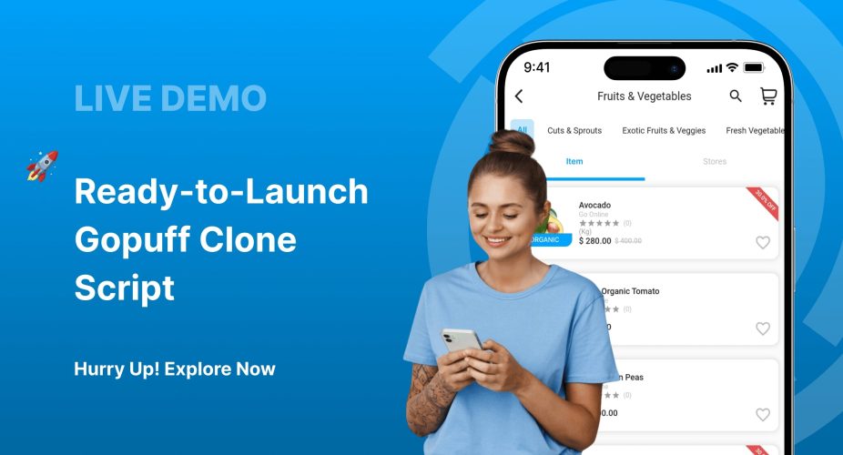 View live gopuff clone demo