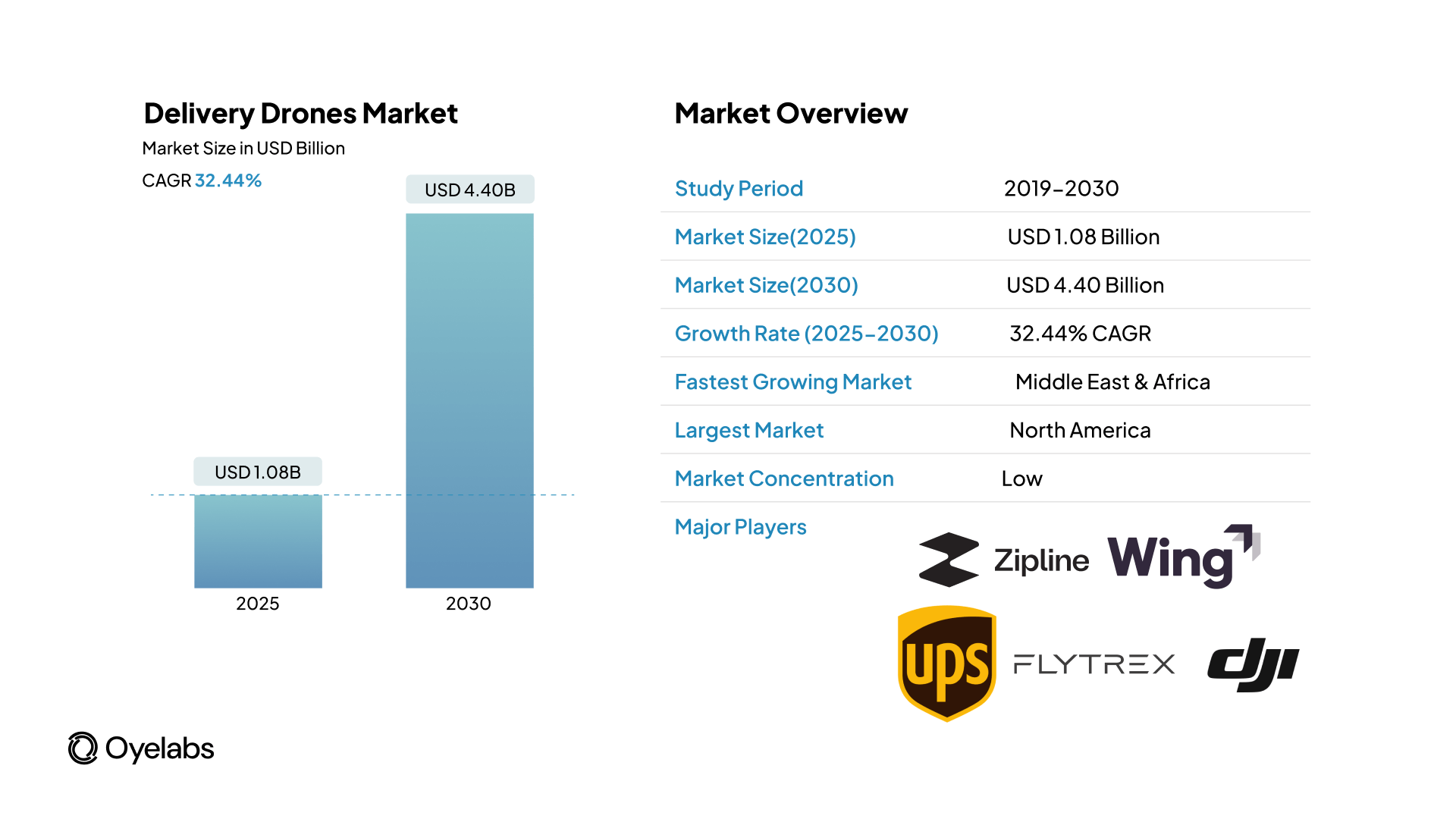 the global drone delivery marketsize
