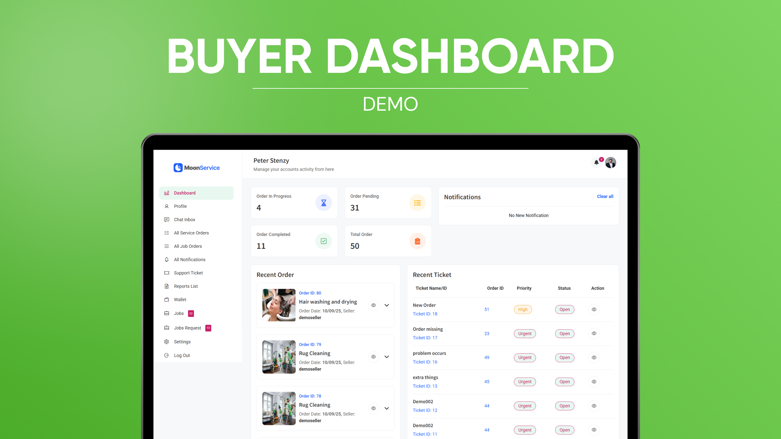Buyer-Dashboard-Demo