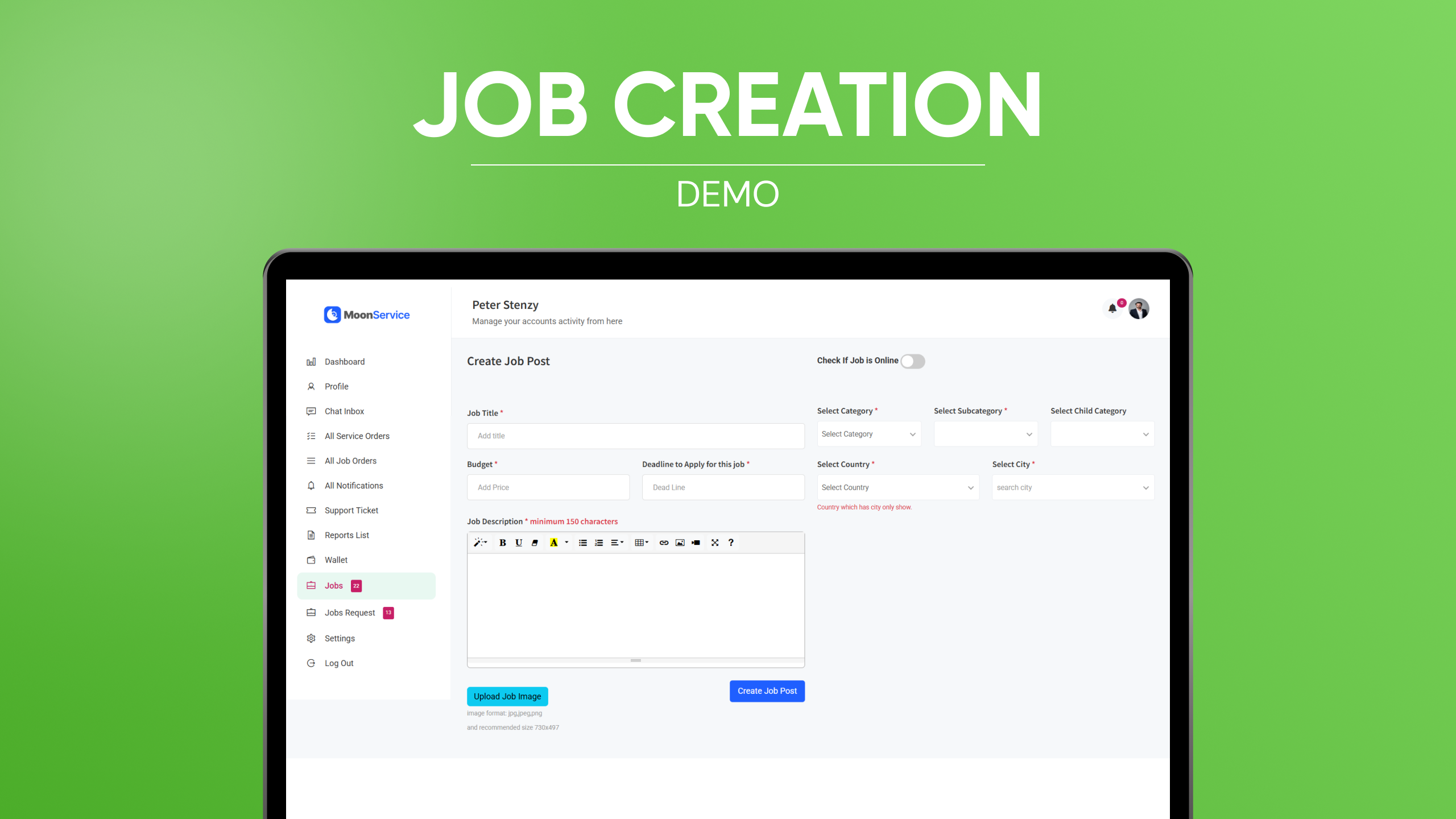 Job-Creation-Demo