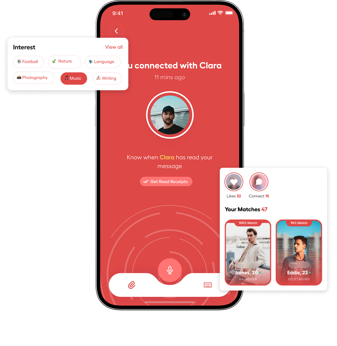 Online dating script successful connection, your matches and select interests features