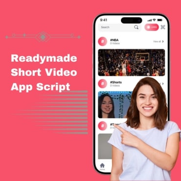 Readymade short video app script