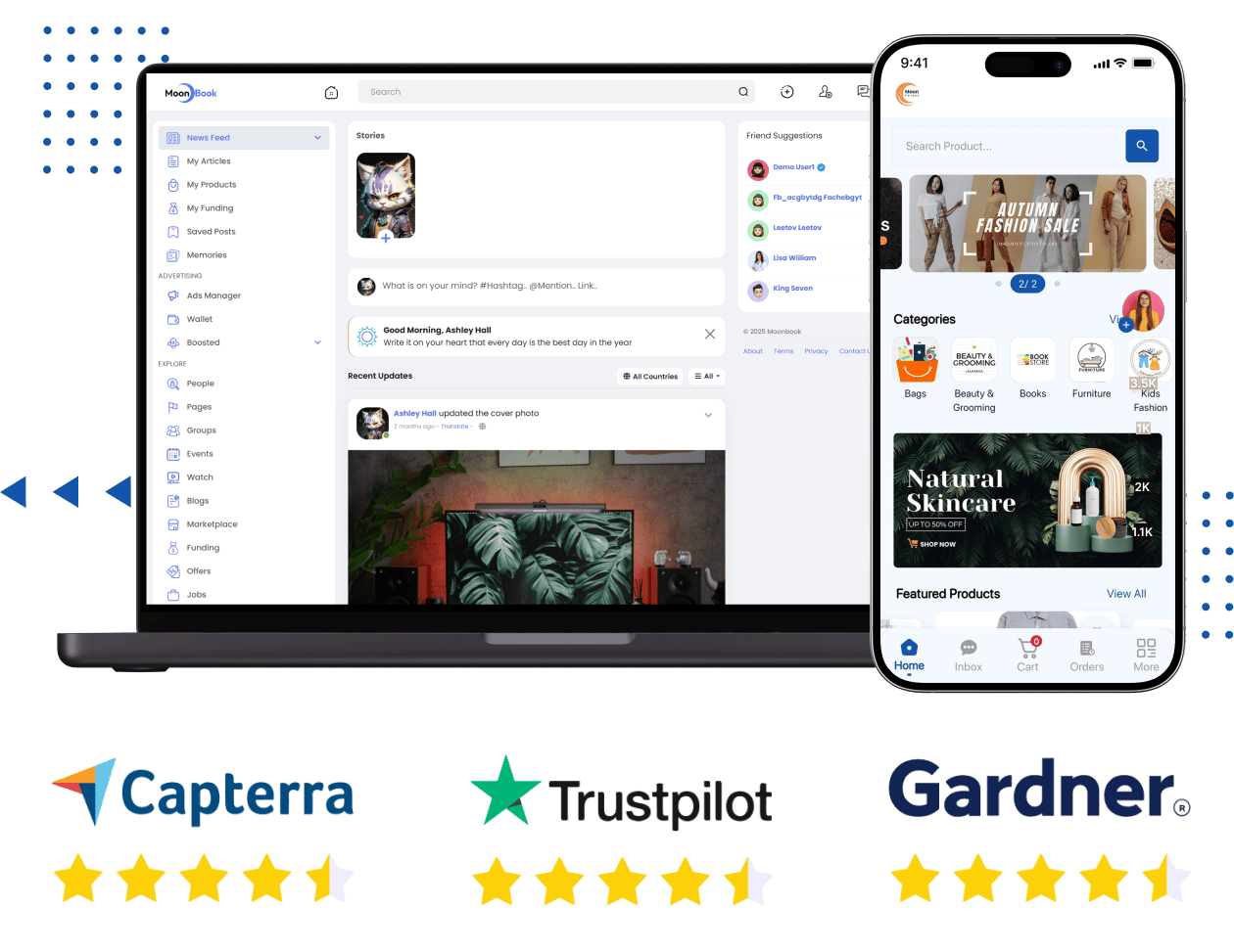 Social media app script