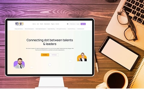 YesBoss case study - freelance marketplace platform
