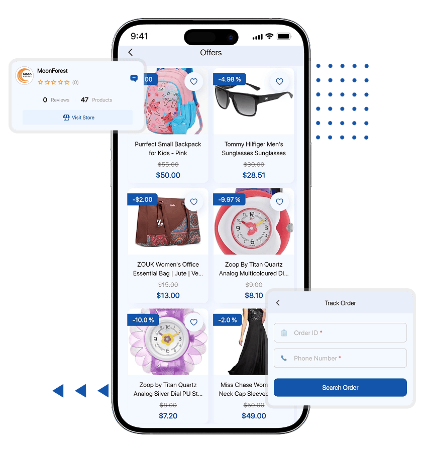 ecommerce script shopping offers products with prices