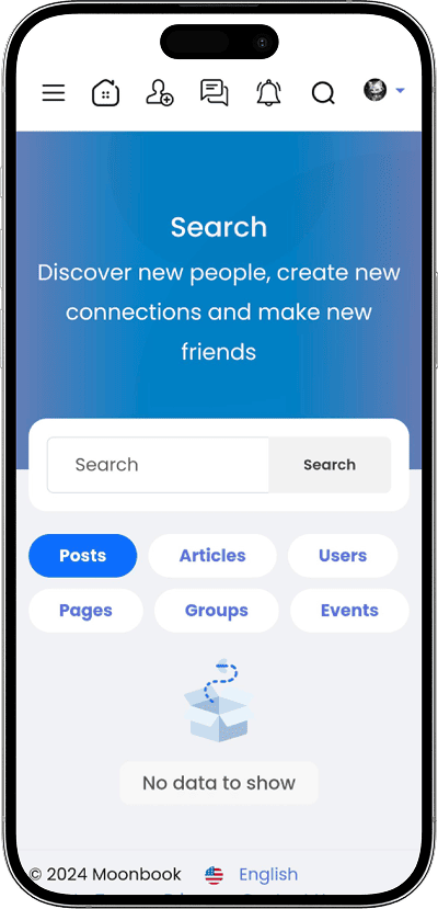social media script search screen