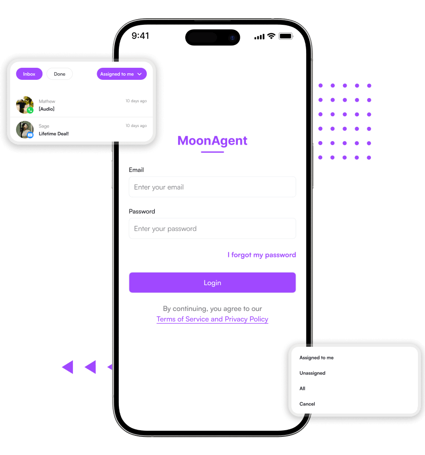 UChat clone easy login, automated chats, and seamless assigning feature