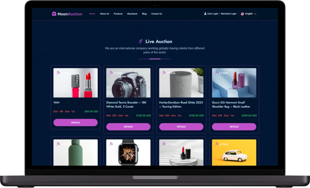Auction Script - Launch High-Performance Auction Marketplace