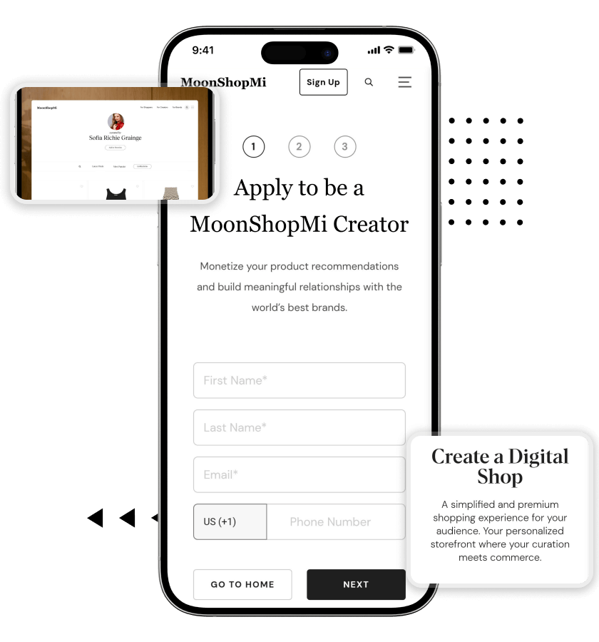 ShopMy Clone Creator Application and Digital Shop Creation features