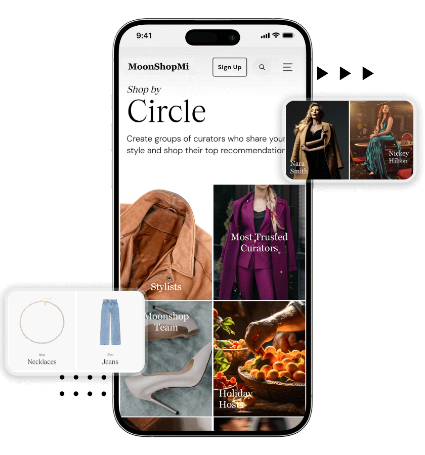 ShopMy clone shop by circle, check creator profiles and curated products features