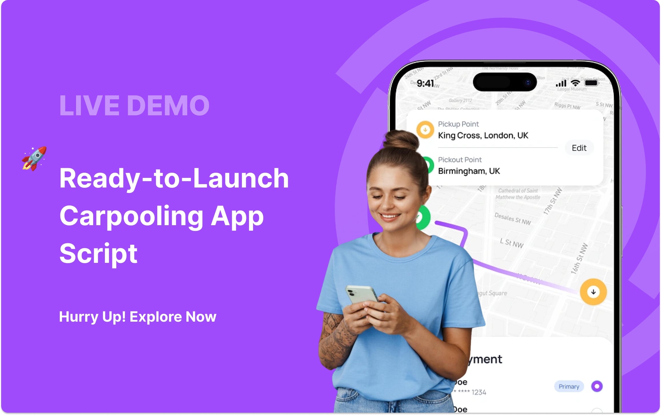 View Live Carpooling Script Demo
