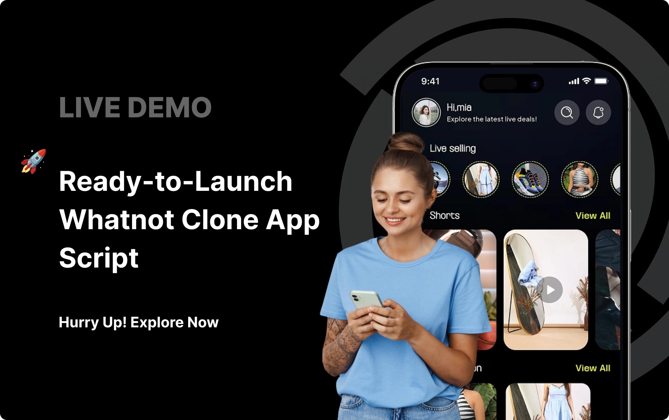 View live whatnot clone demo
